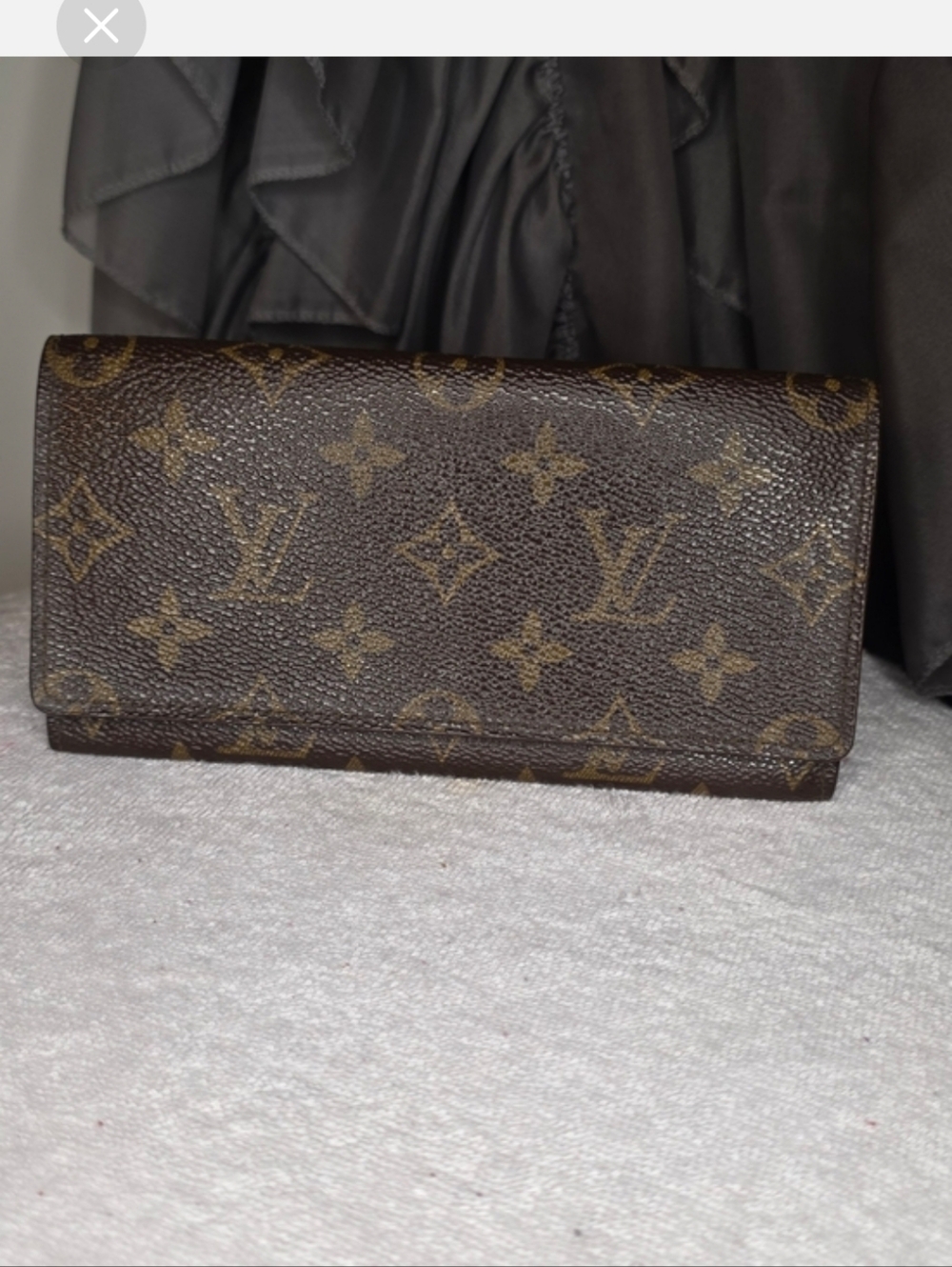 Authentic Louis Vuitton Monogram Canvas Long Wallet